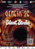GENESIS'26 / Silent Stroke Drawing Relay Poster